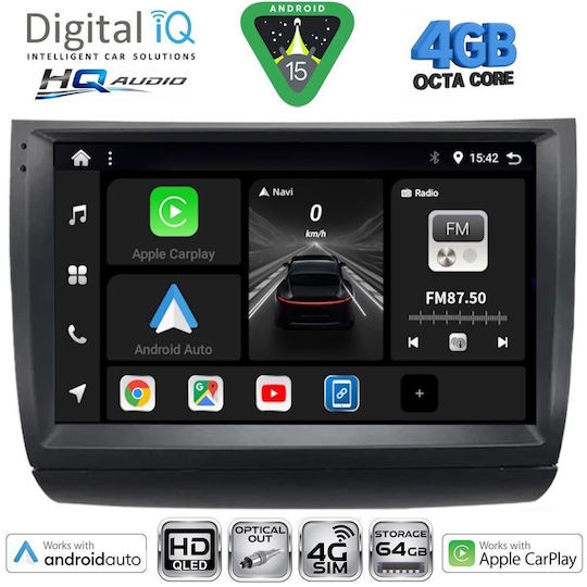 Digital IQ Ηχοσύστημα Αυτοκινήτου για Toyota Prius 2003-2009 (Bluetooth/USB/WiFi/GPS/Apple-Carplay/Android-Auto) με Οθόνη Αφής 9"