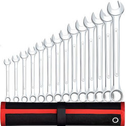 Set 14 Chei Poligonale Combinate Zola 8-24 Mm Oțel Crom Vanadiu Husă De Depozitare