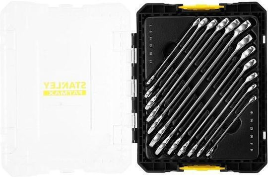 Комплект 12 Бройки Stanley Fatmax Комбинирани Германополигони 6-17 Мм