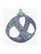 Dog Harness Vest Curli Clasp Air-mesh Se26 Semi Circle Blue 2xs 2.0-4.0kg 30.2-33.8cm