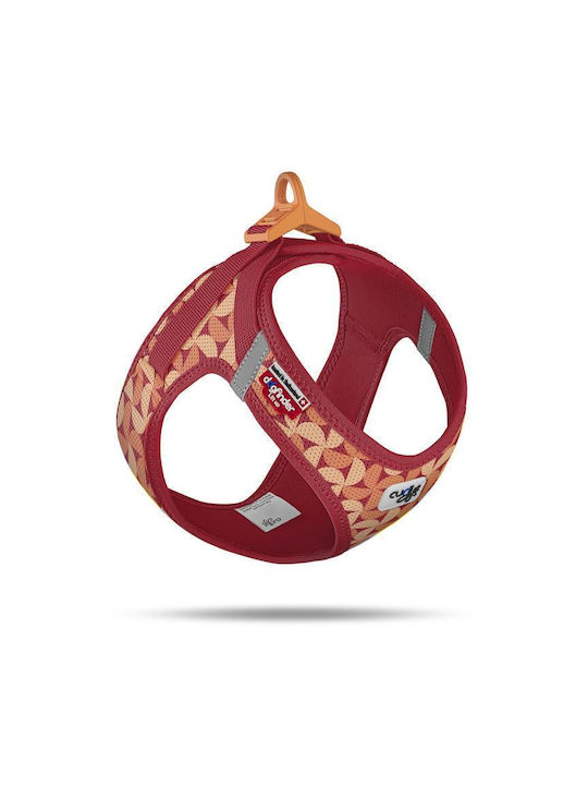 Σαμαρακι Vest Harness Curli Clasp Air-mesh Se26 Semi Circle Red Xs 3.5-5.5kg 33.9-38.2cm