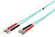 Fiber Optic Cable Digitus 10 M St I-vh Om3 Blue...
