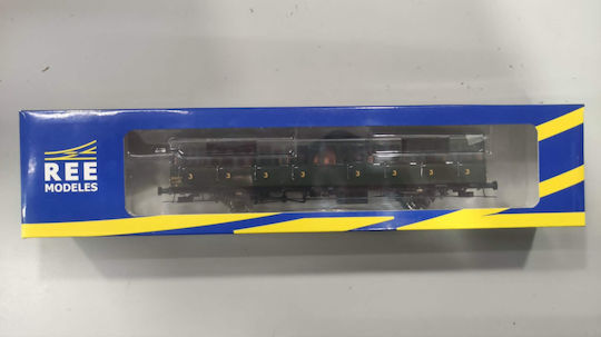 Ree Modeles Model Train Wagon Voiture Ex Midi 3rd Class C8t No 47880 Car Side Doors Sncf Ep Iii A Ref Vb-289