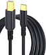 Cablu USB 2.0 USB-C Mascul - USB-B Negru 1m 10616-022
