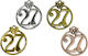 Метална Топка 27 Панделка 3см X 3.5см 0621622 Включва 12 Бр Silver