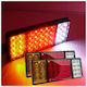Led Tail Light Set 4 Functions 12v Trailers Caravans Agricultural Vehicles