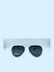 Monte Napoleone Unisex Sunglasses With Silver Frame With Mirror Lens MN4571