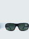 Persol Men's Sunglasses with Black Frame and Green Lens PO2744S 95/31