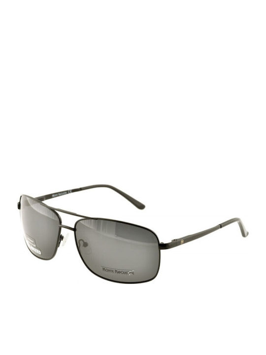 Monte Napoleone Men's Sunglasses with Black Frame and Grey Lenses MN4570-C2
