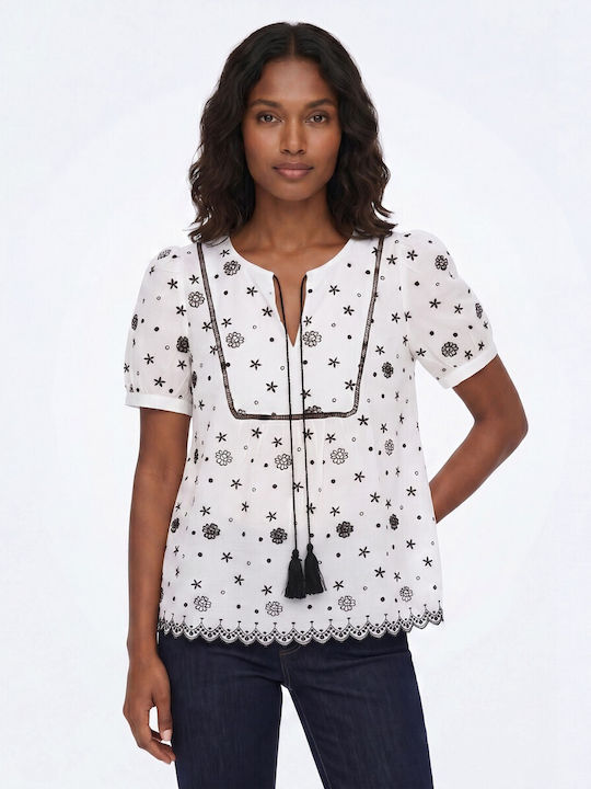 Cavalieri Damen Bluse Weiß