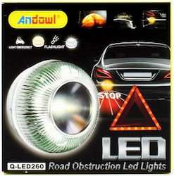 Lumină de Avertizare Auto Andowl Magnetică Strobe Ip54