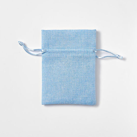Light Blue Canvas Pouch 10x14cm Per Set 20 Pieces