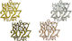 Metallic 3cm Happy New Year 0621625 Includes 12 Pieces Anti Brass