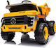 Doppelsitzer Lastwagen mit Fernbedienung 12 Volt Gelb