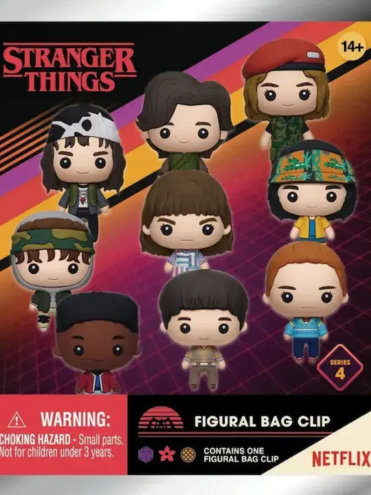 Stranger Things 3d Pvc Bag Clips Series 4 Τυχαία Επιλογή