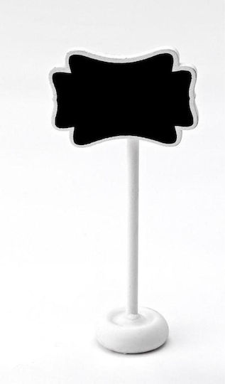 Wooden Favor Blackboard White Base 13cm Per Set 6 Pieces