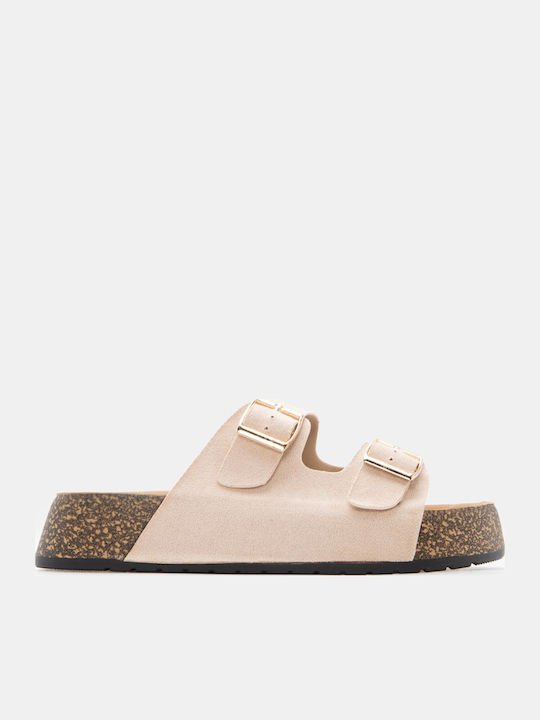 Luigi Sandale Casual Damă Flatforme Bej