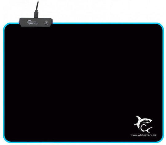 White Shark Luminos L Mouse Pad Black