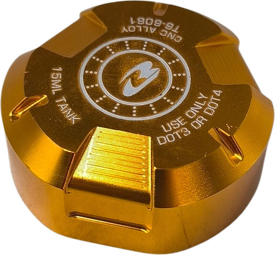 Brake Fluid Reservoir Cap Single S1 Racing Boy Gold