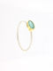 Ios Women's Ring with Stones Silver Gold Plated