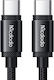 Mcdodo USB 2.0 Кабел USB-C Мъжки - USB-C 240W Черен 1.2m CA-368
