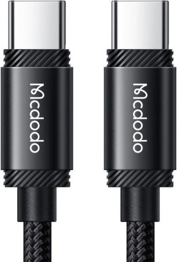 Mcdodo USB 2.0 Кабел USB-C Мъжки - USB-C 240W Черен 1.2m CA-368