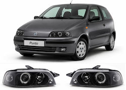 Φανάρια Angel Eyes Εμπρός Fiat Punto 176 1993-1999 Μαύρα Lpfi09 Φανάρια Angel Eyes Εμπρός Fiat Punto 176 1993-1999 Μαύρα Lpfi09
