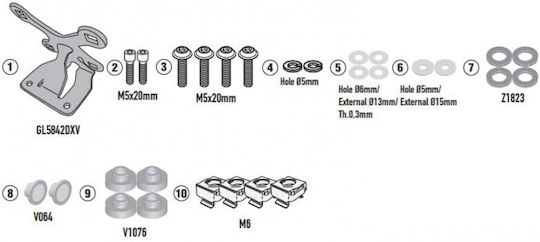Kappa Kit Ζελατίνας Honda Cb 650 R 24-26 A1208ak