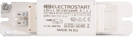 Fluorescent Transformer 2x18w Lsi-ll 2x18/230 Ballast