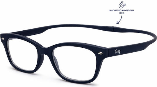 Frog Optical Ochelari De Citit +3.00 Cu Magnet În Culoare Albastră