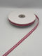 Checked Fuchsia Ribbon 50m