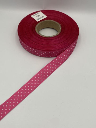 Polka Dot Bänder Fuchsia 50m
