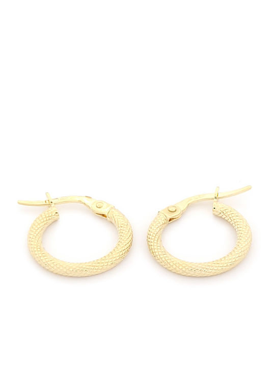 Earrings Hoops From 9K Gold