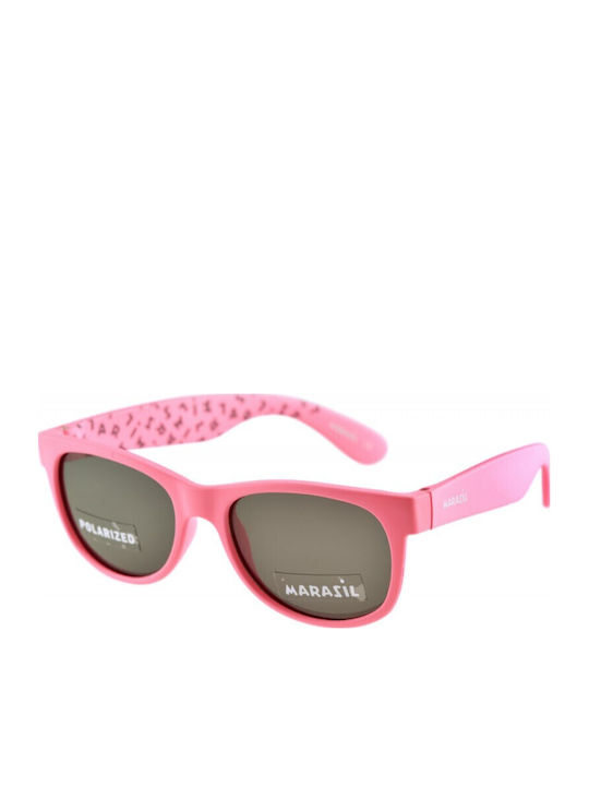 Marasil Square Kids Sunglasses Pink