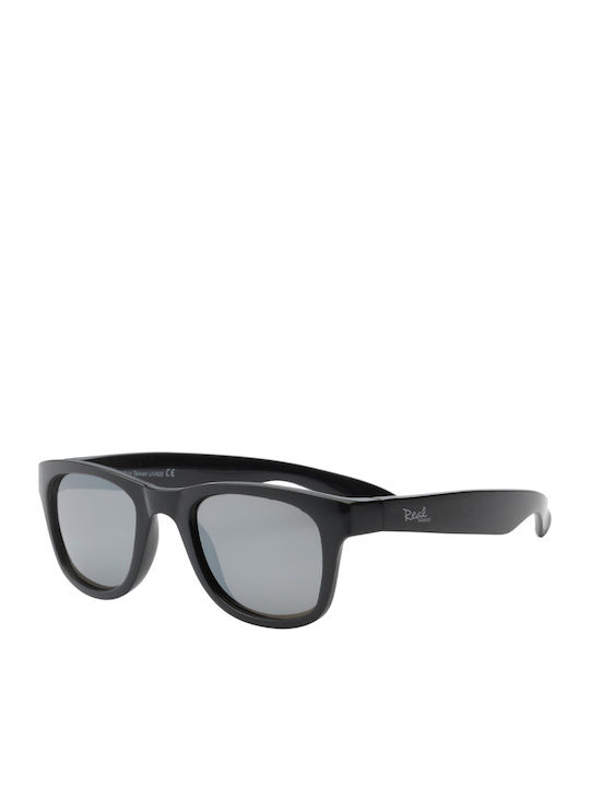 Real Shades Unbreakable Kids Sunglasses with Mirror Lens Black for 2-4 Years RS-4EDGTRT