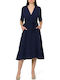 Rochie Midi Albastru Marin
