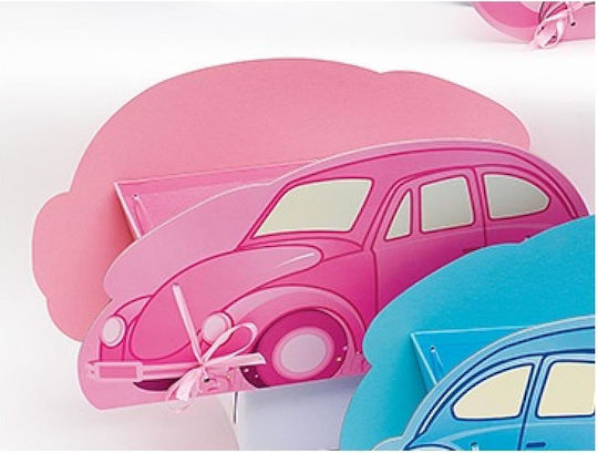 Paper Box Wedding Favors Car Pink 52x20x25.5cm