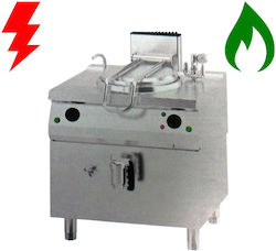 Oztiryakiler Cazan Electric de Gătit Comercial cu Încălzire Indirectă Capacitate 60lt și Putere 11kW 80x70x85cm