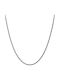 Verame Women's Silver Neck Chain Spiral