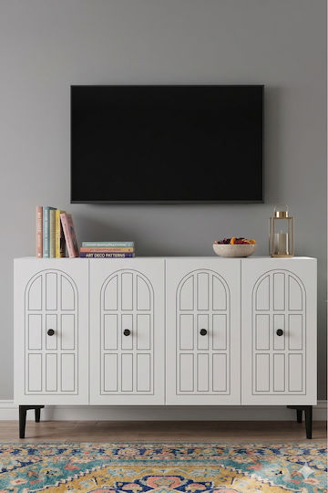Буфет Дървен Многофункционален 120x32x75см