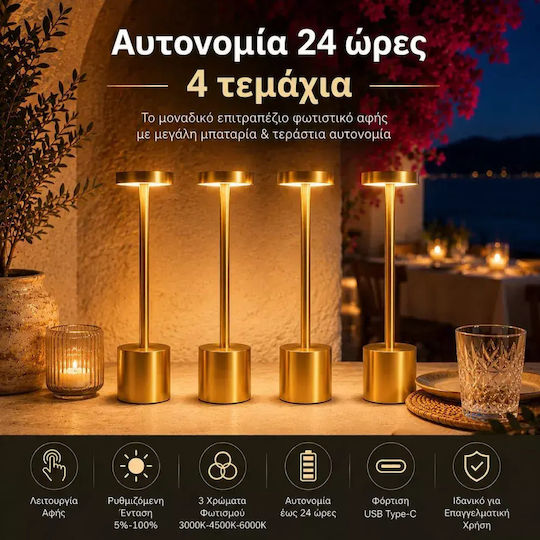 Decorative LED Light Warm White 3000K 4pcs