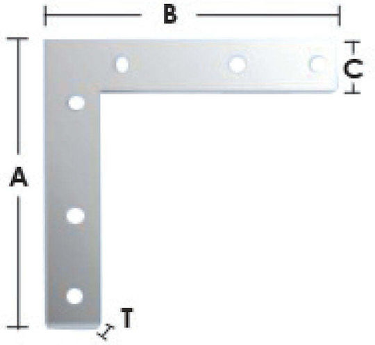 Eckregal Verzinkt 100x100mm 01-1064/06.04.01.02