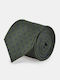 Berto Lucci Men's Tie with Printed Pattern in Green Color