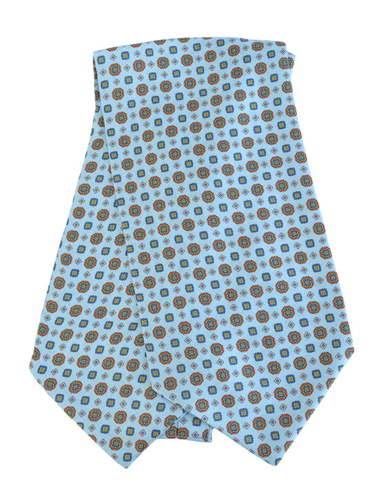 Ascot Men's Silk Tie in Light Blue Color