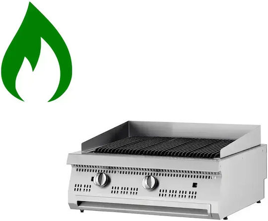 Oztiryakiler 7864.N1.80903.72 Kommerzielle Rotisserie-Öfen und Grills LPG 18kW mit Maßen 90x80x28cm