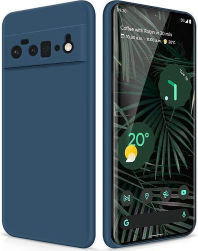 Husă Silicon Soft Google Pixel 6 Pro Albastru Marin Închis
