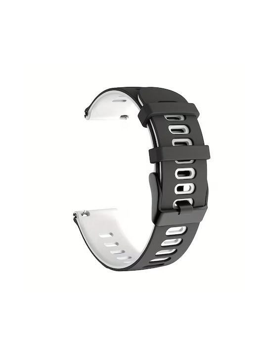 Dual-Color Silicone Strap Xiaomi Watch S1 46mm Watch S1 Active 47mm Black White