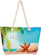 Mehrfarbige Strandtasche