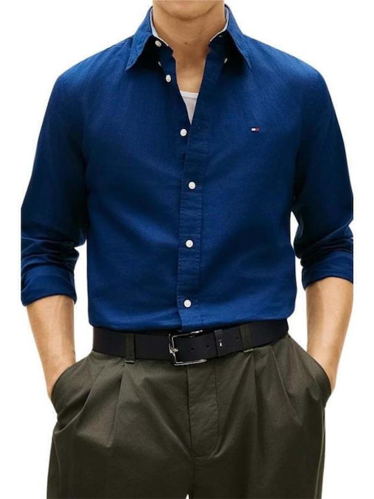Tommy Hilfiger Long Sleeve Linen Shirt in Regul...
