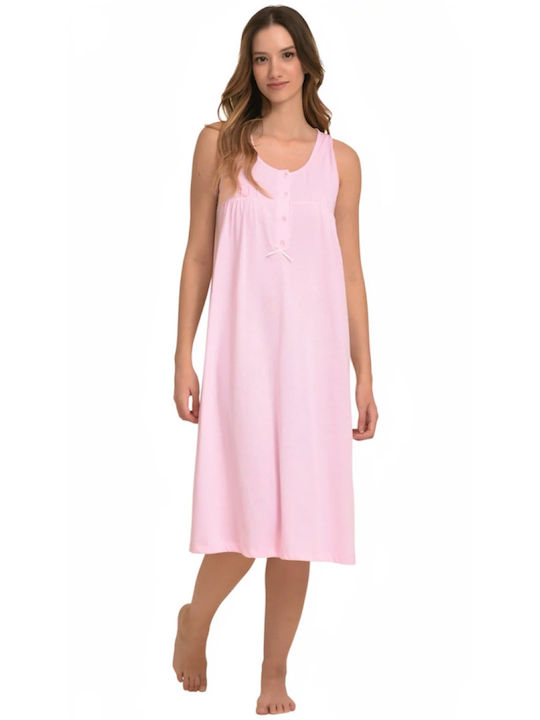 Zen by Daisy Sommerliches Damen Nachthemd Rosa